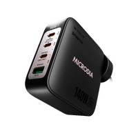 MICRODIA SMARTCube™ Nano 140W 4 Port GaN Wall Charger - Black