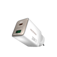 MICRODIA SMARTCube™ Nano 35W Dual Port GaN Wall Charger - White