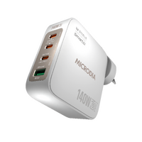 MICRODIA SMARTCube™ Nano 140W 4 Port GaN Wall Charger - White