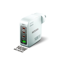 MICRODIA SMARTCube™ Nano 140W 4 Port GaN Wall Charger - White