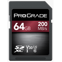 ProGrade Digital 64GB SDXC UHS-I V30 Memory Card (Strontium)