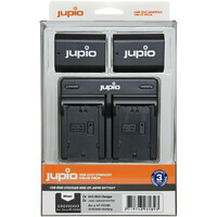 2 x Jupio Sony NP-FZ100 Batteries & Dual Charger Kit