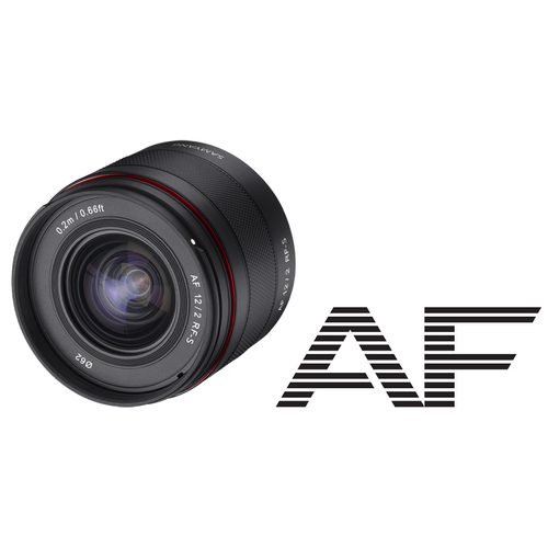 Samyang 12mm F2.0 AutoFocus Canon RF-S APS-C Camera Lens