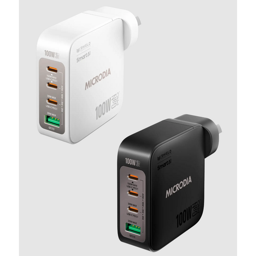 MICRODIA SMARTCube™ Nano 4 Port GaN Wall Charger